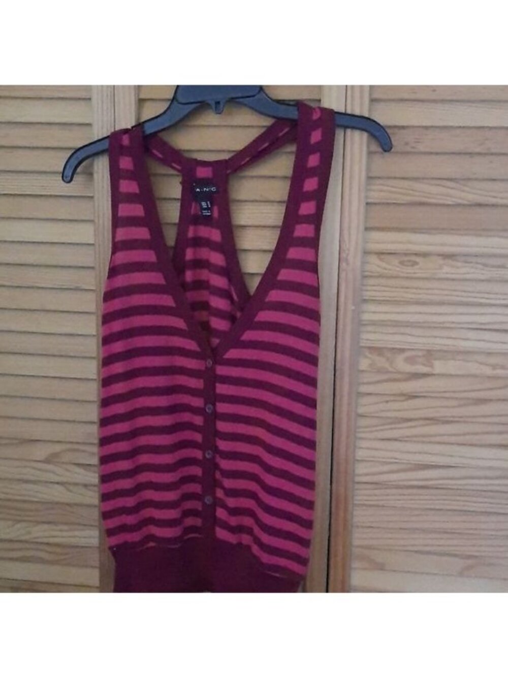 F.A.N.G Halter Raceback Sweater Vest Size Medium